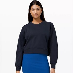 Lululemon Perfectly Oversized Cropped Crew in Terry